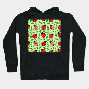 Ladybugs Pattern Hoodie